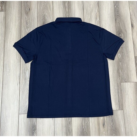 Flint Park Navy Blue Short Sleeve Match Polo Mens XL NWT Golf/Tennis/Pickleball - Picture 5 of 10